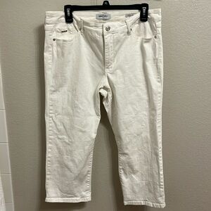 Nine Wear Size 14 Chrystie Capris White